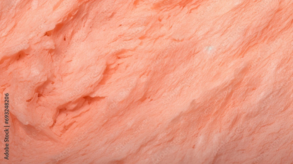 Poster Closeup of a Peach Fuzz coloured backdrop with a slight shimmer, creating a stunning visual effect and enhancing the appearance of products.