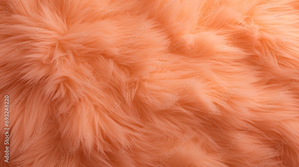 Aufkleber closeup of a textured peach fuzz backdrop, adding dimension and a hint of playfulness to product pre