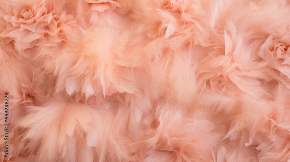 Aufkleber closeup of a peach fuzz colored backdrop, adding a touch of femininity and sophistication to the dis