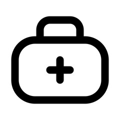 First Aid Kit Line UI Icon
