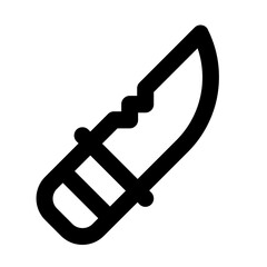 Knife Line UI Icon