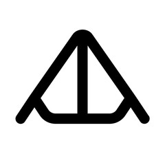 Tent Line UI Icon