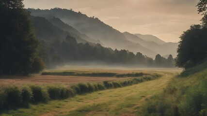 Vintage Landscape Background Very Cool