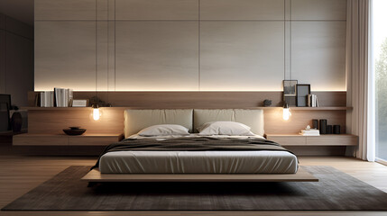 modern style minimal bedroom
