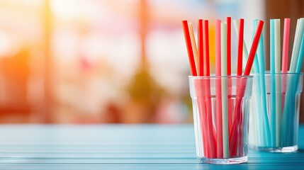colorful straws, cafe background stock photo images of summe 
