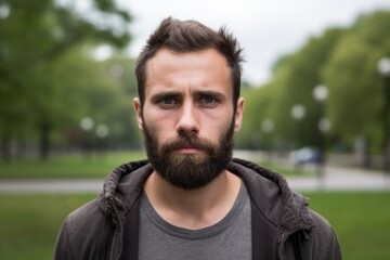 Man serioMan serious face portrait outdoors face portrait outdoor