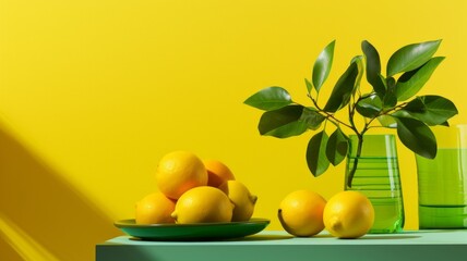 Lemon Zest Vitality - Bright Yellow Kitchen Decor