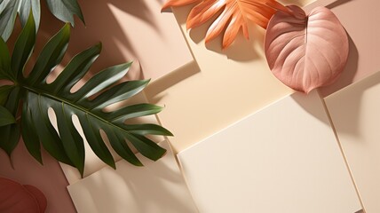 Tropical Leaves with Geometric Shadows