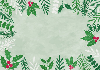 クリスマスのフレーム