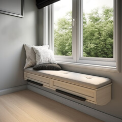 Window Seat Design. Minimalistic Designs