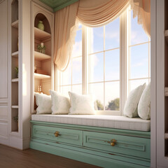 Window Seat Design. Minimalistic Designs