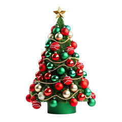 Festive Christmas Tree Branch with Ornaments - 693272820