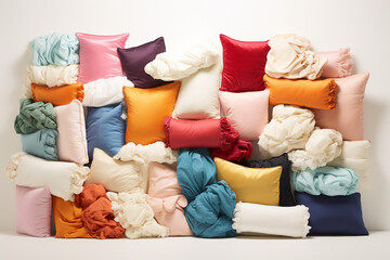 frame from many Pillows white background