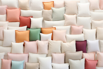 frame from many Pillows white background