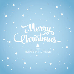 Fototapeta na wymiar Merry Christmas and Happy New Year. Christmas greeting card