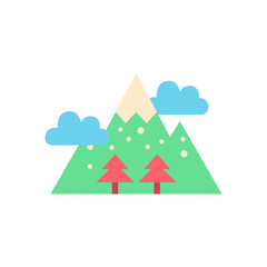 illustration of a mountain