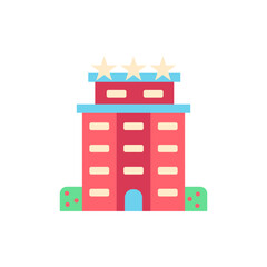 toy house isolated on white background