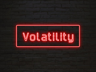 Volatility のネオン文字