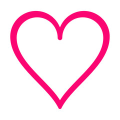 pink heart shape transparent background