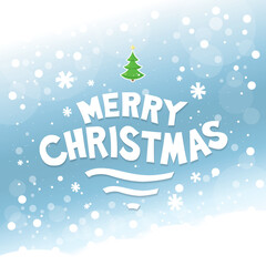 Christmas vector illustration. Christmas greeting card design