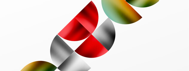 Exquisite backdrop marrying modern minimalism with metallic allure. Featuring round triangles, it exudes geometric sophistication and understated charm for wallpaper, banner, background, landing page