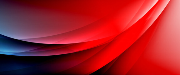 Fototapeta premium Dynamic flowing waves on gradient color background. Vector illustration For Wallpaper, Banner, Background, Card, Book Illustration, landing page