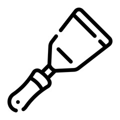 scraper Line Icon