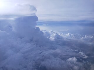 Cloud landscape view photo