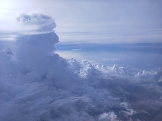 Cloud landscape view photo