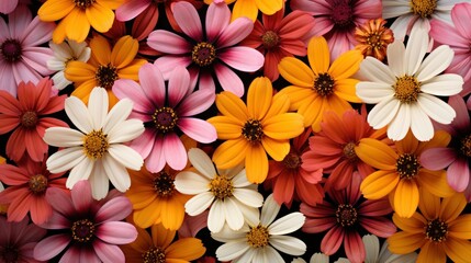 Top View Coreopsis Background