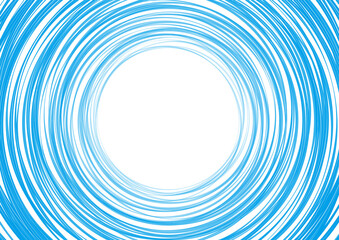 ネオンのように青白く光るリングのオーバーラップ　壁紙　背景