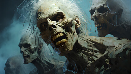 "Image of ghosts, graphic representation of the realm of the dead."





