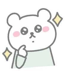 キラキラ　くま