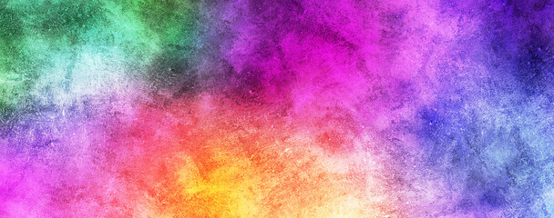 Bold Iridescent Color Euphoria Glowing Background