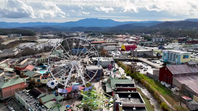 fast aerial push in pigeon forge tennessee