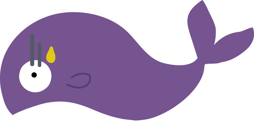 cute whale cartoon