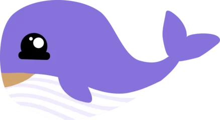Dekokissen cute whale cartoon © titima157