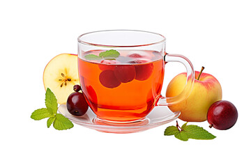 fruit Tea on a white background isolated PNG