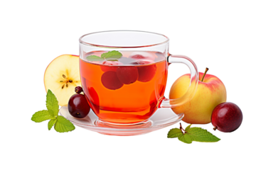 fruit Tea on a white background isolated PNG