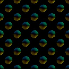 abstract background with colorful circles.