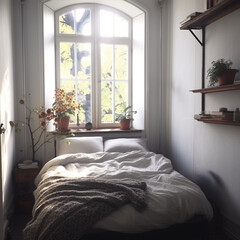 Window Design for Bedrooms. Minimalistic and Aesthetic Interior Design