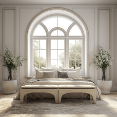 Window Design for Bedrooms. Minimalistic and Aesthetic Interior Design