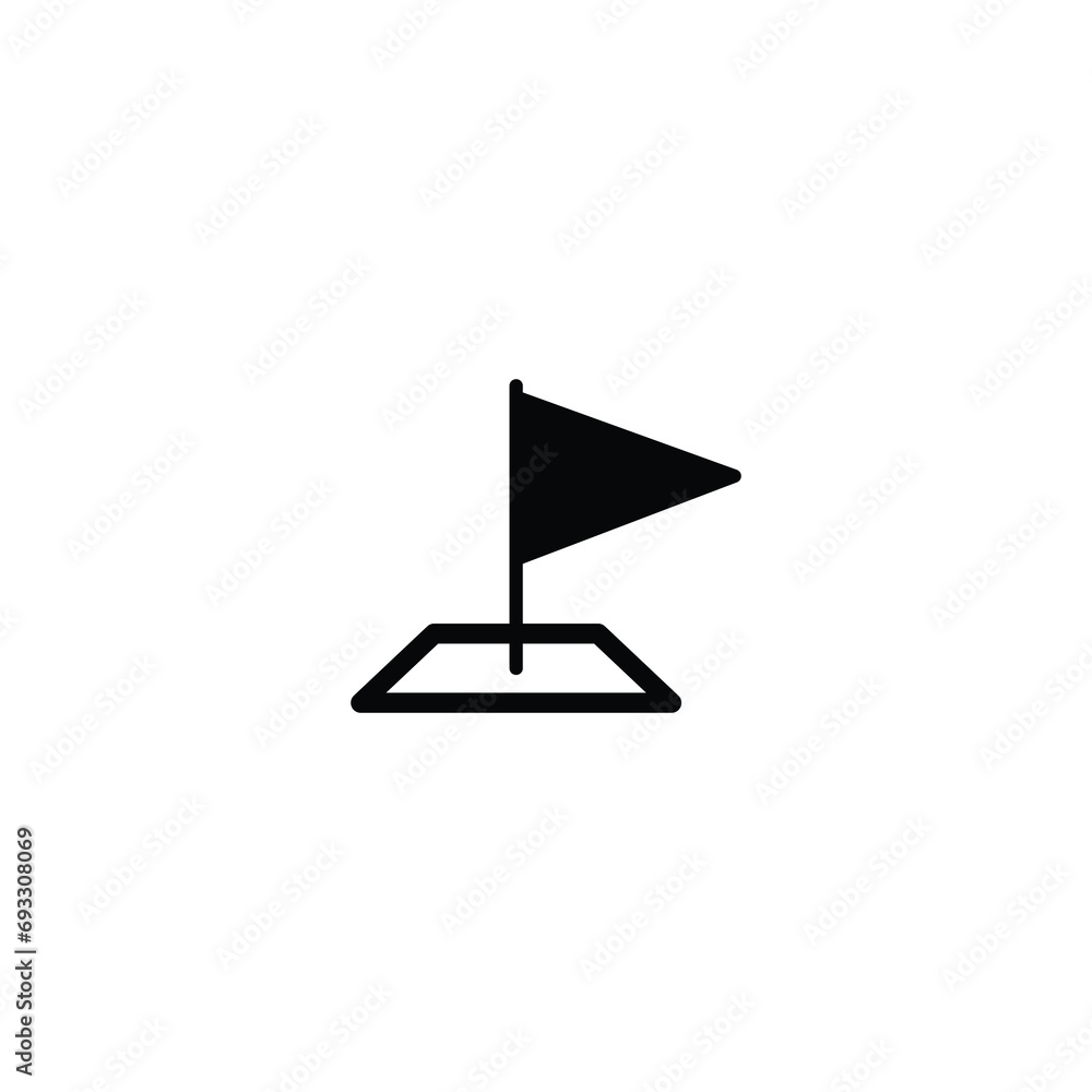 Poster flag icon, flag sign vector for web site computer and mobile app