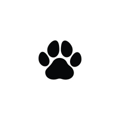 Paw Print icon vector illustration for web site Computer and mobile app
