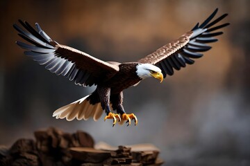 Obraz premium image of an american bald eagle