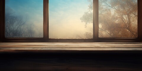 Window background with table, appearing unclear.