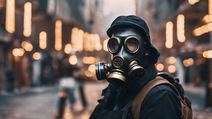 Safety Survivor protection wear gas mask