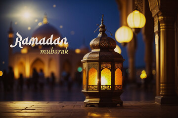 Fototapeta premium Ramadan Mubarak