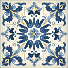 Picture of floor tile pattern wall tiles Home decoration pattern or ceiling.