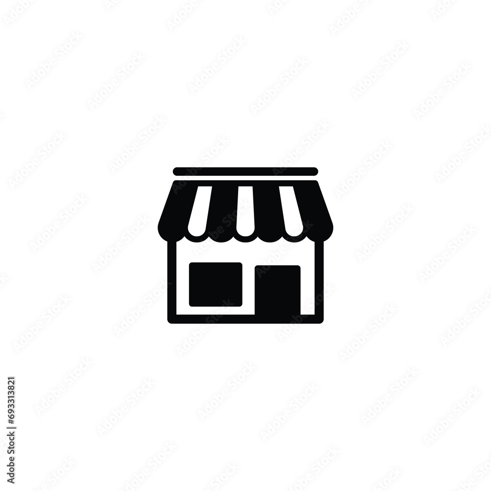 Poster store icon, store sign vector for web site computer and mobile app
